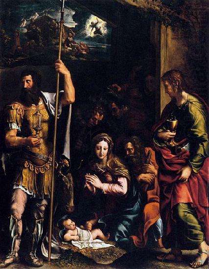 The Adoration of the Shepherds, Giulio Romano
